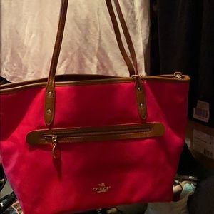 Hot Pink Coach purse